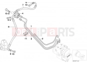 BMW Motorrad BMW 2004 F-Models F 650 CS 04 (0177,0187) Brake pipe front ABS