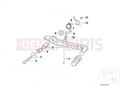 BMW Motorrad BMW 2004 F-Models F 650 CS 04 (0177,0187) Brake pedal