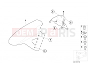 BMW Motorrad BMW 2004 F-Models F 650 CS 04 (0177,0187) Front mudguard
