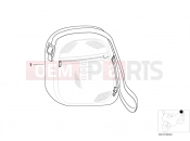 BMW Motorrad BMW 2004 F-Models F 650 CS 04 (0177,0187) Bag for top case