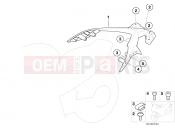 BMW Motorrad BMW 2004 F-Models F 650 CS 04 (0177,0187) Rear extension arm