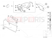 BMW Motorrad BMW 2004 F-Models F 650 CS 04 (0177,0187) Storing partition cover