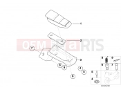BMW Motorrad BMW 2004 F-Models F 650 CS 04 (0177,0187) Footrest, front