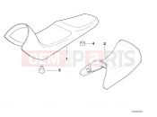BMW Motorrad BMW 2004 F-Models F 650 CS 04 (0177,0187) Bench seat