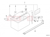 BMW Motorrad BMW 2004 F-Models F 650 CS 04 (0177,0187) Battery