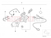 BMW Motorrad BMW 2004 F-Models F 650 CS 04 (0177,0187) Retrofit kit, socket