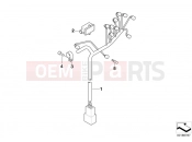 BMW Motorrad BMW 2004 F-Models F 650 CS 04 (0177,0187) Wiring harness, instrument cluster