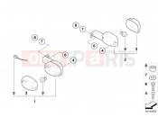 BMW Motorrad BMW 2004 F-Models F 650 CS 04 (0177,0187) Turn indicator