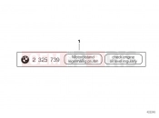BMW Motorrad BMW 2004 F-Models F 650 CS 04 (0177,0187) Label 