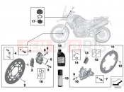 BMW Motorrad BMW 2015 F-Models K7x F 800 GS 17 (0B07, 0B17) Brake service