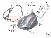 BMW Motorrad BMW 2015 F-Models K7x F 800 GS 17 (0B07, 0B17) Engine housing cover, left