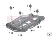 BMW Motorrad BMW 2015 F-Models K7x F 800 GS 17 (0B07, 0B17) Engine guard, plastic