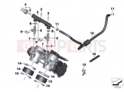 BMW Motorrad BMW 2015 F-Models K7x F 800 GS 17 (0B07, 0B17) Throttle Housing Assy