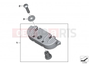 BMW Motorrad BMW 2015 F-Models K7x F 800 GS 17 (0B07, 0B17) Bracket, control unit
