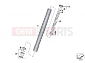 BMW Motorrad BMW 2015 F-Models K7x F 800 GS 17 (0B07, 0B17) Stanchion