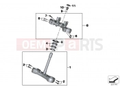 BMW Motorrad BMW 2015 F-Models K7x F 800 GS 17 (0B07, 0B17) Fork brace, bottom/top