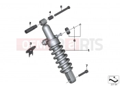 BMW Motorrad BMW 2015 F-Models K7x F 800 GS 17 (0B07, 0B17) Spring strut, rear