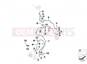 BMW Motorrad BMW 2015 F-Models K7x F 800 GS 17 (0B07, 0B17) Brake pipe front ABS