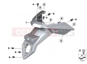 BMW Motorrad BMW 2015 F-Models K7x F 800 GS 17 (0B07, 0B17) License plate holder