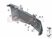 BMW Motorrad BMW 2015 F-Models K7x F 800 GS 17 (0B07, 0B17) Grill cover