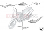 BMW Motorrad BMW 2015 F-Models K7x F 800 GS 17 (0B07, 0B17) Stick-on label
