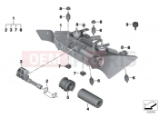 BMW Motorrad BMW 2015 F-Models K7x F 800 GS 17 (0B07, 0B17) Seat bench locking system