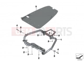 BMW Motorrad BMW 2015 F-Models K7x F 800 GS 17 (0B07, 0B17) Bracket for radio communications module