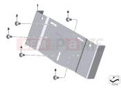 BMW Motorrad BMW 2015 F-Models K7x F 800 GS 17 (0B07, 0B17) License plate bracket for China