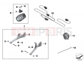 BMW Motorrad BMW 2015 F-Models K7x F 800 GS 17 (0B07, 0B17) Retrofit LED auxiliary headlight