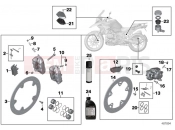 BMW Motorrad BMW 2015 R-Models K5x R 1200 GS Adve. (0A02, 0A12) Brake service