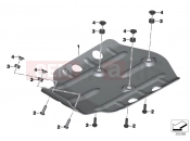 BMW Motorrad BMW 2015 R-Models K5x R 1200 GS Adve. (0A02, 0A12) Engine guard