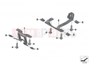 BMW Motorrad BMW 2015 R-Models K5x R 1200 GS Adve. (0A02, 0A12) Mounted parts for engine protection