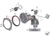 BMW Motorrad BMW 2015 R-Models K5x R 1200 GS Adve. (0A02, 0A12) Delivery, control units, fuel pump
