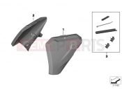 BMW Motorrad BMW 2015 R-Models K5x R 1200 GS Adve. (0A02, 0A12) Auxiliary mud guard, rear frame