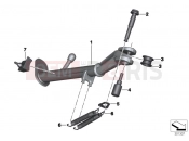 BMW Motorrad BMW 2015 R-Models K5x R 1200 GS Adve. (0A02, 0A12) Side stand