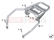 BMW Motorrad BMW 2015 R-Models K5x R 1200 GS Adve. (0A02, 0A12) Luggage grid