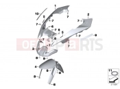 BMW Motorrad BMW 2015 R-Models K5x R 1200 GS Adve. (0A02, 0A12) Front wheel fender