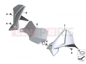 BMW Motorrad BMW 2015 R-Models K5x R 1200 GS Adve. (0A02, 0A12) Cockpit trim panel