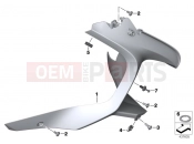 BMW Motorrad BMW 2015 R-Models K5x R 1200 GS Adve. (0A02, 0A12) Air-discharge duct
