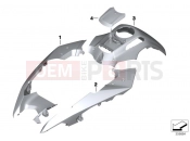BMW Motorrad BMW 2015 R-Models K5x R 1200 GS Adve. (0A02, 0A12) Painted parts YNC2 sandrover uni matt