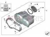 BMW Motorrad BMW 2015 R-Models K5x R 1200 GS Adve. (0A02, 0A12) LED headlight