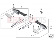 BMW Motorrad BMW 2015 R-Models K5x R 1200 GS Adve. (0A02, 0A12) Turn signals, front