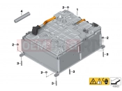 BMW Motorrad BMW 2015 C-Models C evolution (0C03) Cell module, high-voltage battery