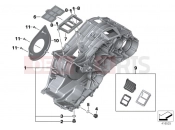 BMW Motorrad BMW 2015 C-Models C 650 GT 16 (0C05, 0C15) Engine housing, rear