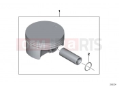 BMW Motorrad BMW 2015 C-Models C 650 GT 16 (0C05, 0C15) Piston with rings and wristpin