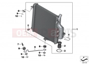 BMW Motorrad BMW 2015 C-Models C 650 GT 16 (0C05, 0C15) Radiator