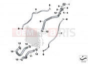 BMW Motorrad BMW 2015 C-Models C 650 GT 16 (0C05, 0C15) Coolant lines