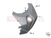 BMW Motorrad BMW 2015 C-Models C 650 GT 16 (0C05, 0C15) Center fairing panel