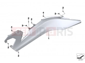BMW Motorrad BMW 2015 C-Models C 650 GT 16 (0C05, 0C15) Fairing side section