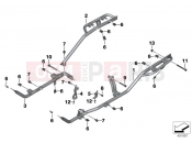 BMW Motorrad BMW 2015 C-Models C 650 GT 16 (0C05, 0C15) Bracket for running board